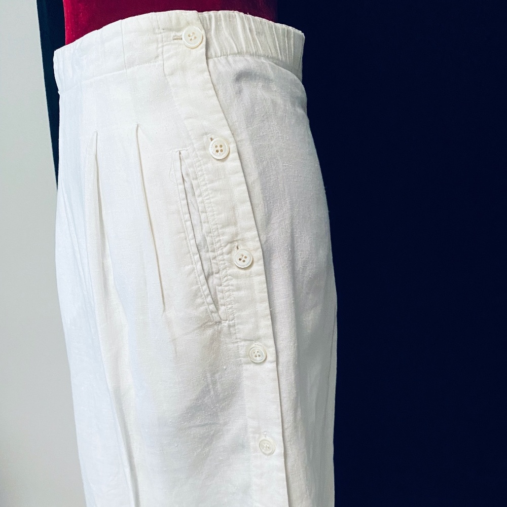 Ladies LINEN Bermuda Golf Shorts